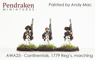 Continentals, 1779 Reg's, marching
