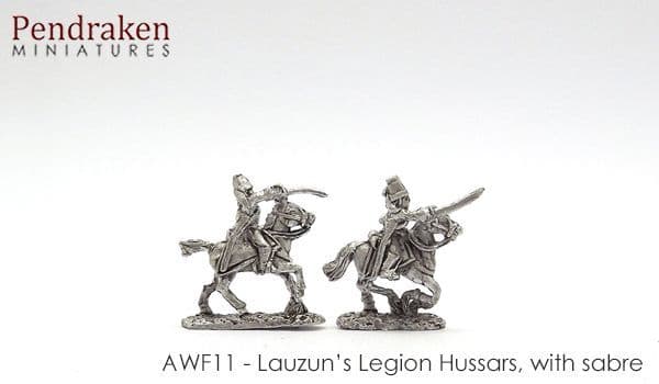Lauzun's Legion Hussars, with sabre