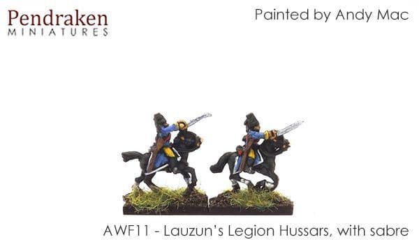 Lauzun's Legion Hussars, with sabre