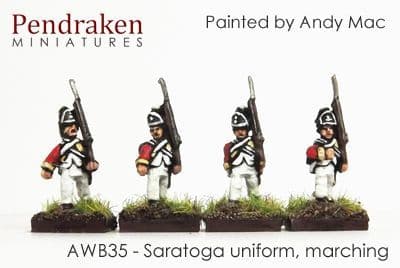 Saratoga uniform, marching