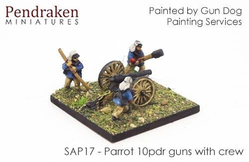 10pdr Parrot guns with crew (3)