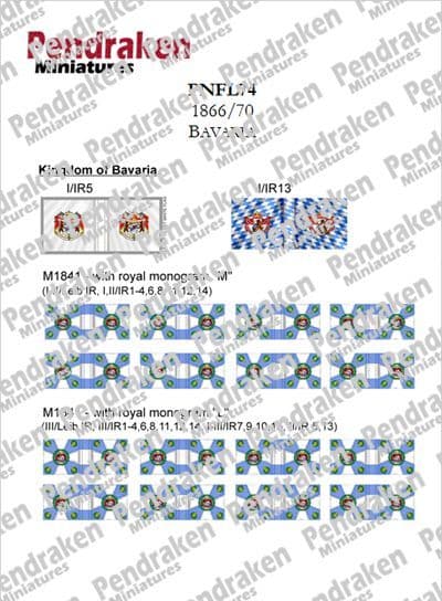 1860 Bavarian flags