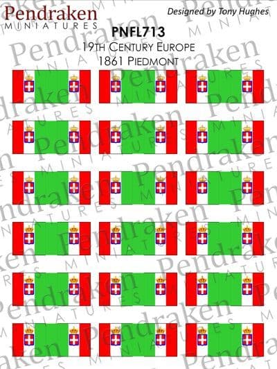 1861 Piedmont flags