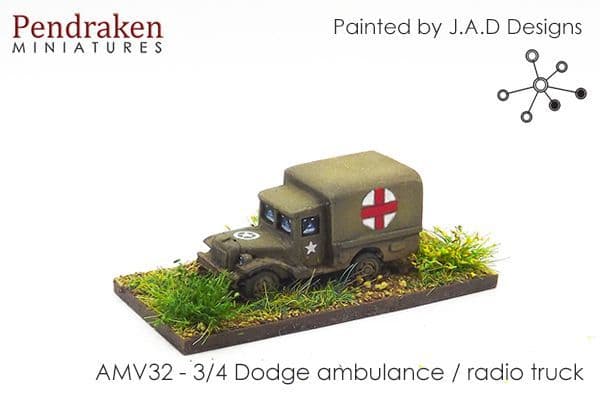 3/4 Dodge ambulance / radio truck