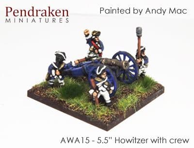5.5'' Howitzer gun with crew (3)