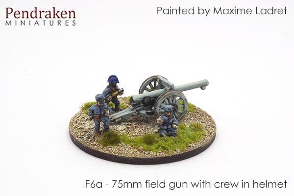 75mm field gun with crew in helmet (3)