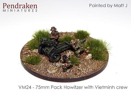 75mm pack Howitzer with Vietminh crew (2)