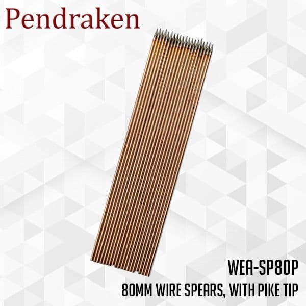 80mm spears, with pike tip