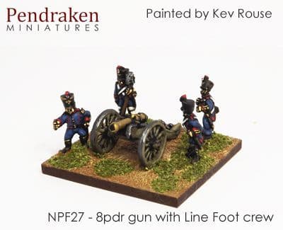 8pdr gun with Line Foot crew (3)