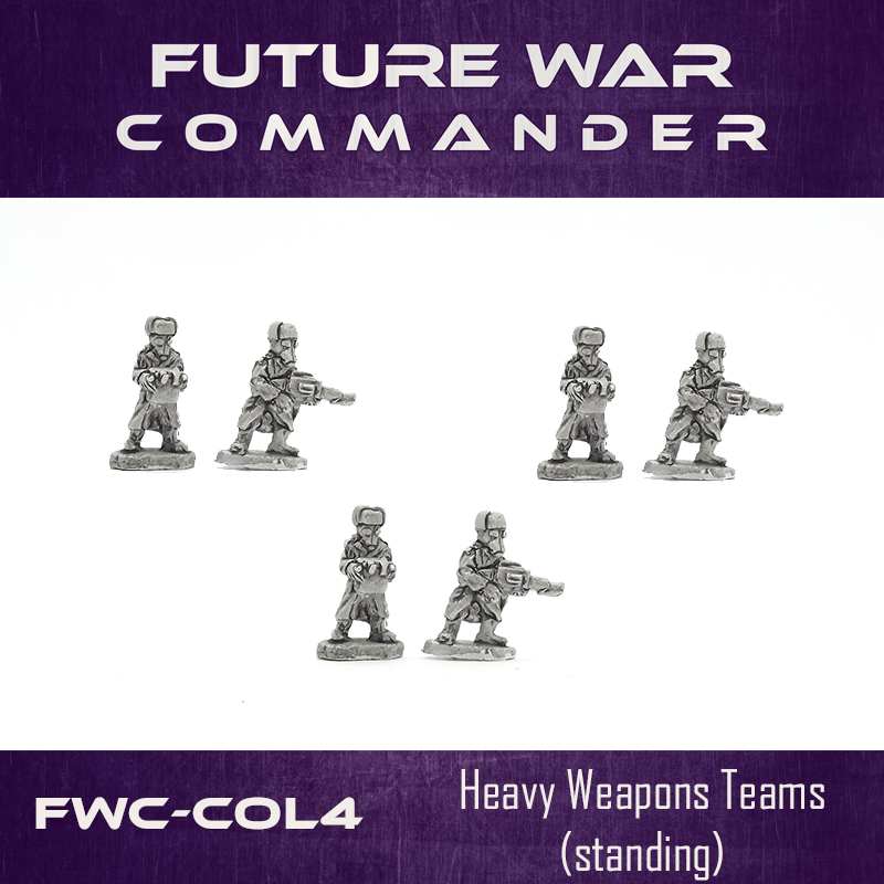 Heavy weapons teams, standing (3 teams)