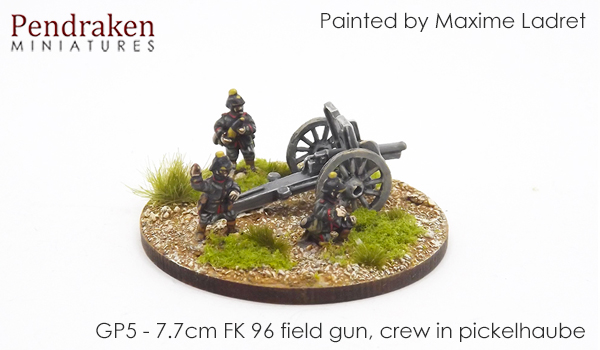 7.7cm FK 96 field gun, crew in picklehaube (3)