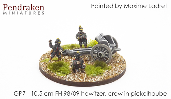 10.5cm FH 98/09 howitzer, crew in picklehaube (3)