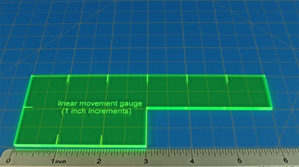 1& Linear Gauge Fluorescent Green
