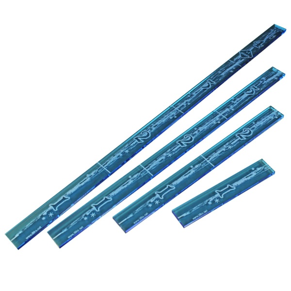 Dragon Wing Cold Attack Multi-Range Ruler Set Fluorescent Blue 4