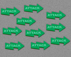 Attack Tokens, Green (10)