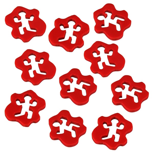 Obviously Dead Tokens Red 10
