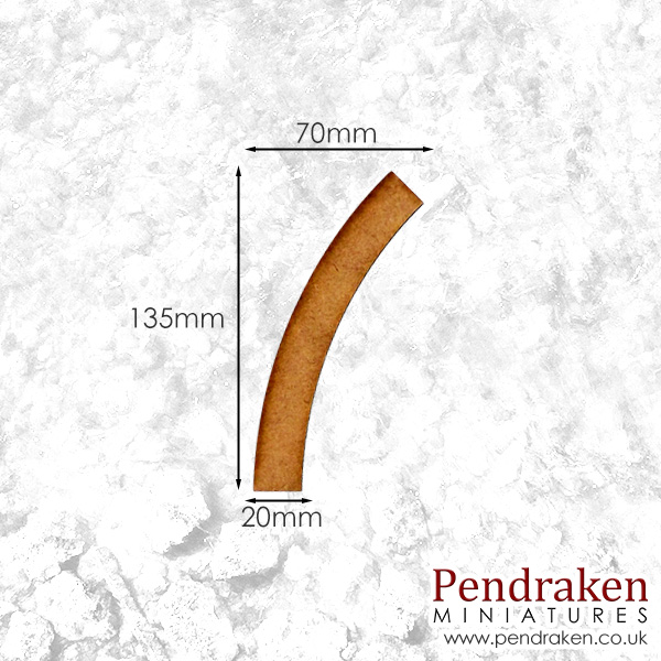 Wdidnth Pendraken Roads, 45 curve, 20mm width