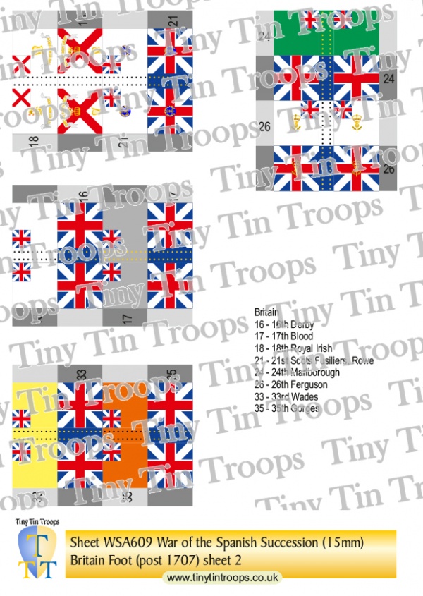 Britain & Allies, Sheet 9 (15mm)