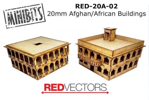 Afghan/African Buildings, Set B