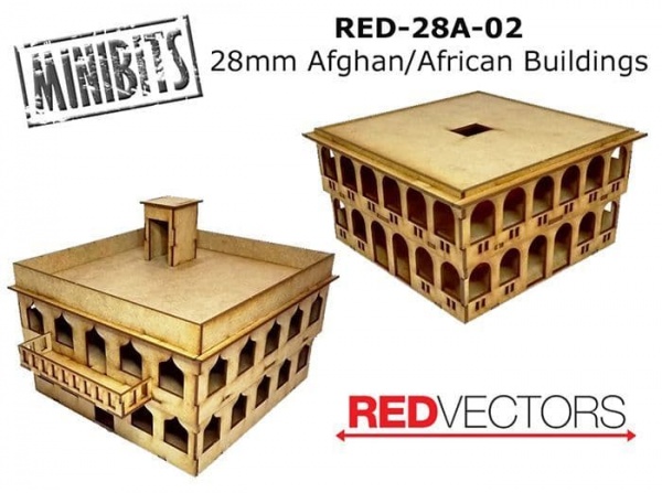 Afghan/African Buildings, Set B