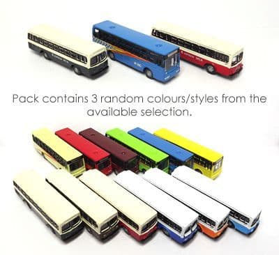 Assorted buses
