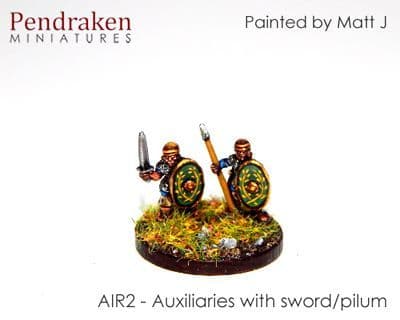 Auxiliaries with sword/pilum