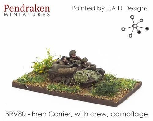 Bren Carrier with crew, camouflaged (2)