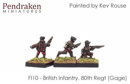 British light infantry, 80th Regt (Gage)