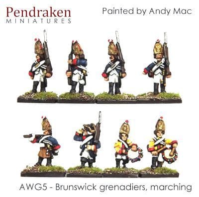Brunswick Grenadiers, marching, inc comm