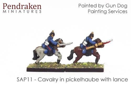 Cavalry in pickelhaube with lance (Chile/Peru)
