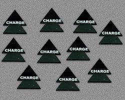 Charge Tokens, Black (10)