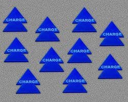 Charge Tokens, Blue (10)