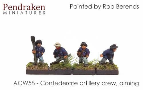 Confederate artillery crew, aiming (16)