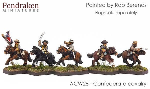 Confederate cavalry, inc. command