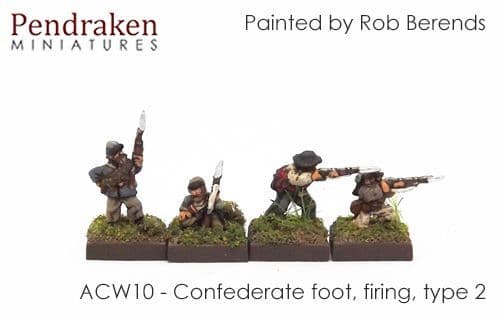 Confederate foot, firing, type 2