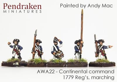 Continental command, 1779 Reg's, marching