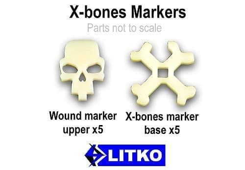 Crossbones Markers, Ivory (5)