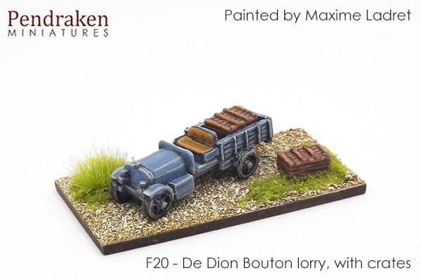 De Dion Bouton lorry, with crates