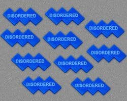 Disordered Tokens, Blue (10)