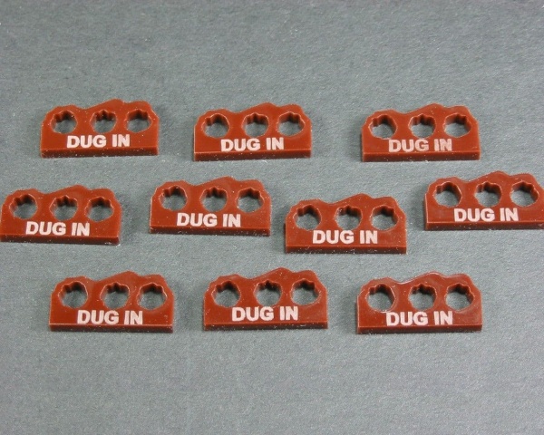 Dug-In Tokens, Brown (10)