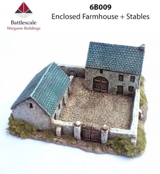 Enclosed Farmhouse  Stables