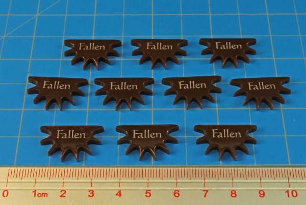 Fallen Tokens, Song of Blades and Heroes, Brown (10)