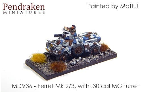 Ferret Mk 2/3, with .30 cal MG turret