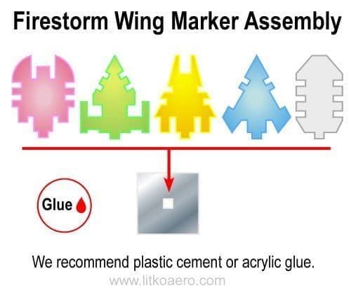 Firestorm Wing Markers, Multi-Color (15)