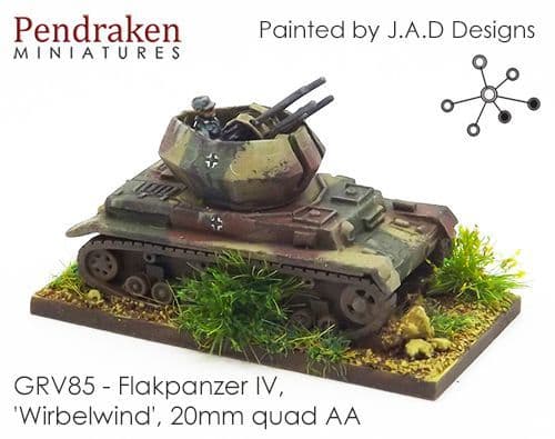 Flakpanzer IV, 'Wirbelwind', 20mm quad AA