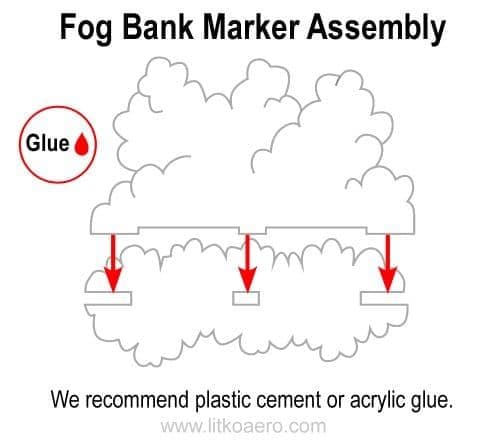 Fog Bank Markers, Transparent White (3)