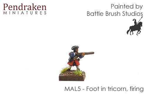 Foot in tricorn, firing