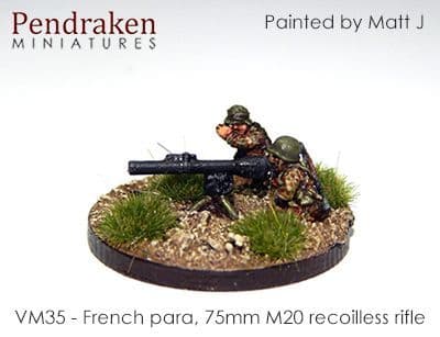 French para 75mm M20 recoilless rifle team (3)