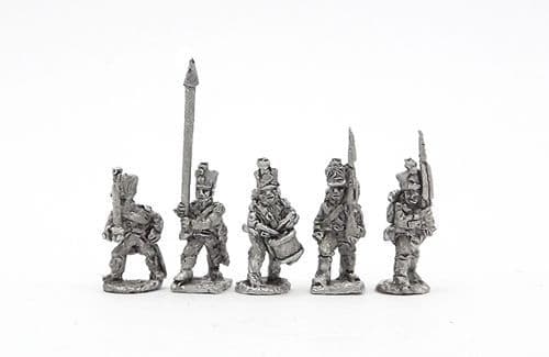 Fusiliers in breeches and gaiters