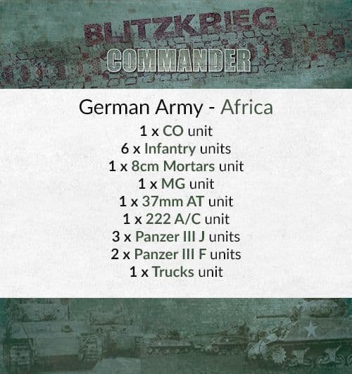 German, Africa Starter Army